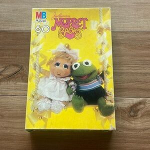 Vintage Jim Henson Muppet Babies Milton 60pc Puzzle 1984 Miss Piggy & Kermit
